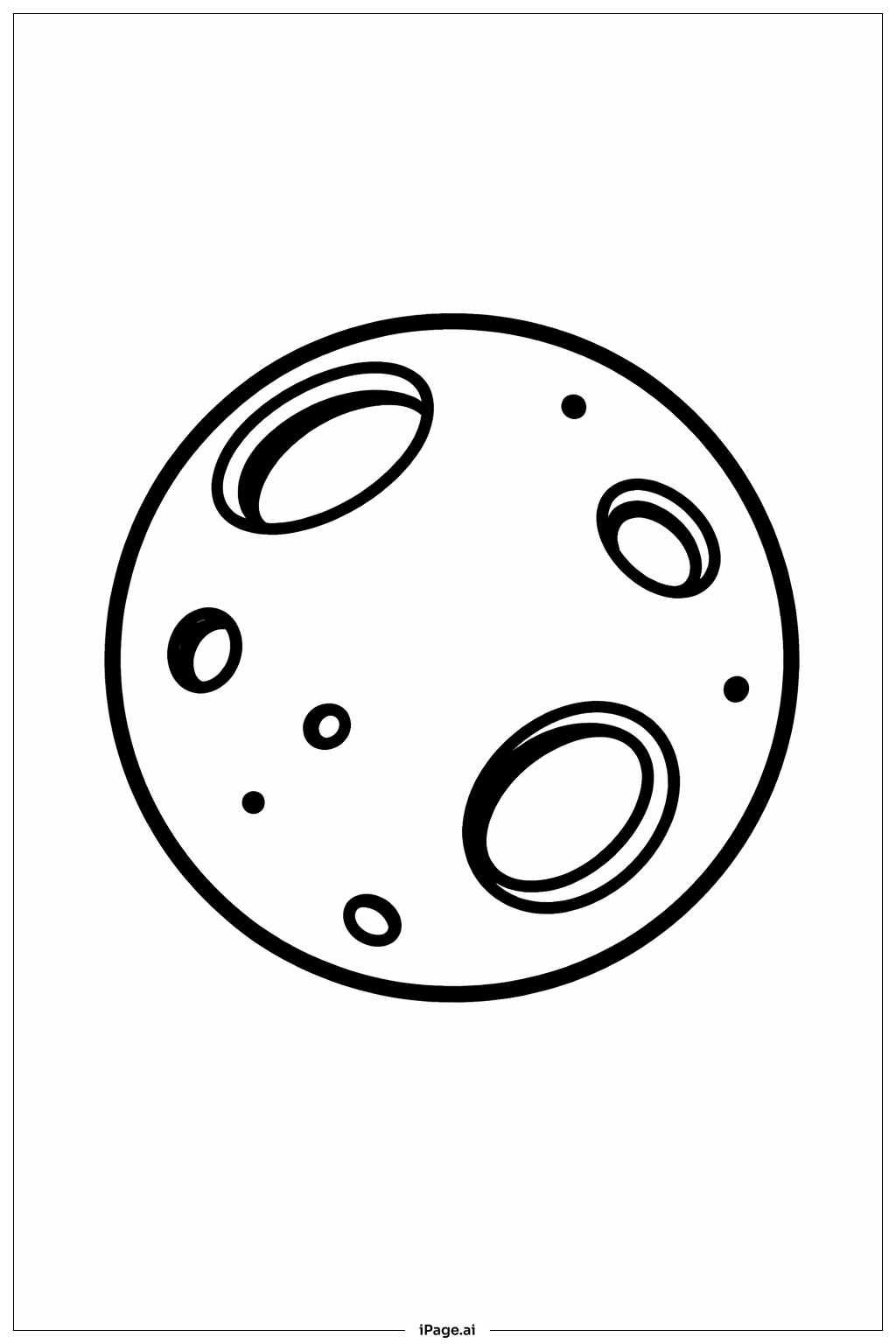 분화구가 있는 과학 달