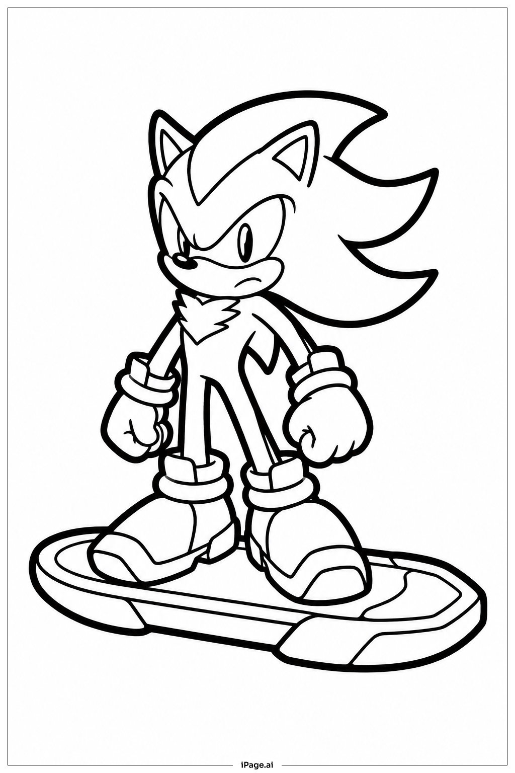 Shadow Sonic Con Hoverboard