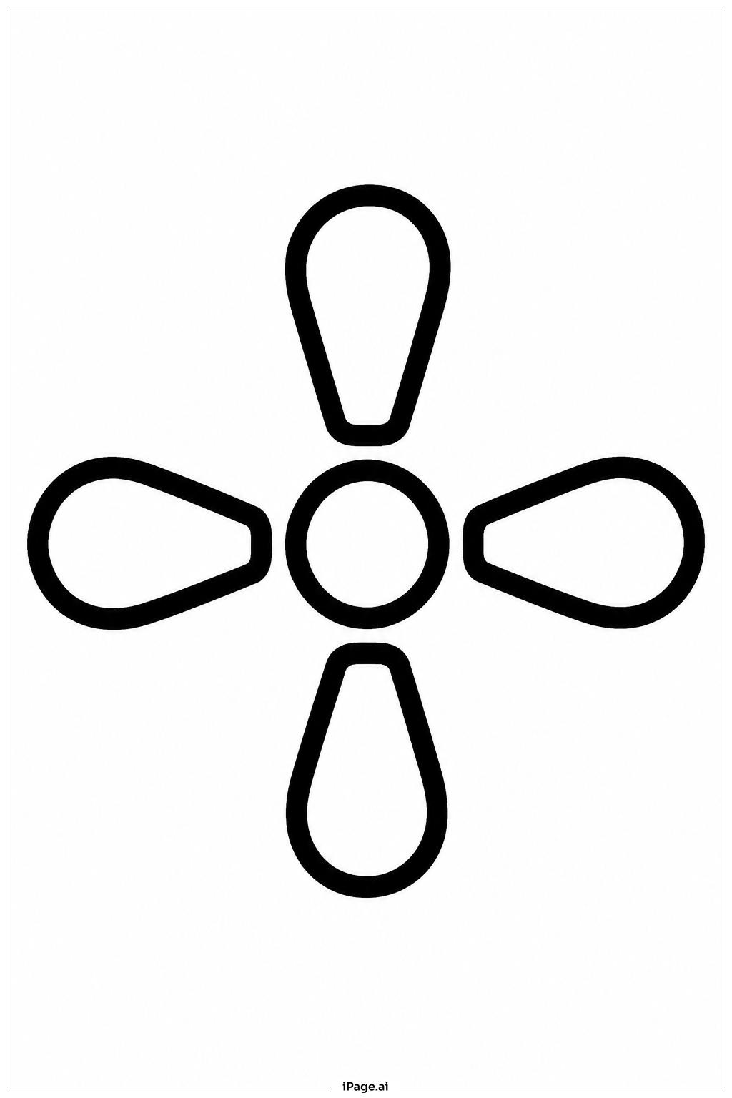  Simple Firework Burst Coloring Page 