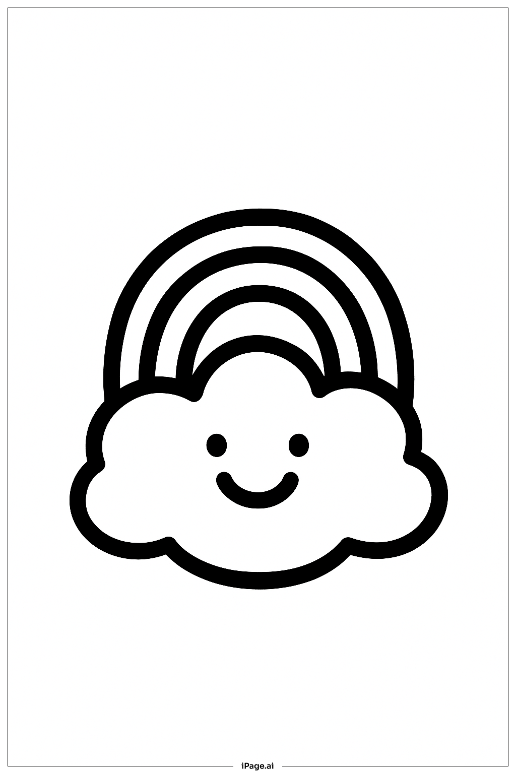  Simple Rainbow St. Patrick's Day Coloring Page 