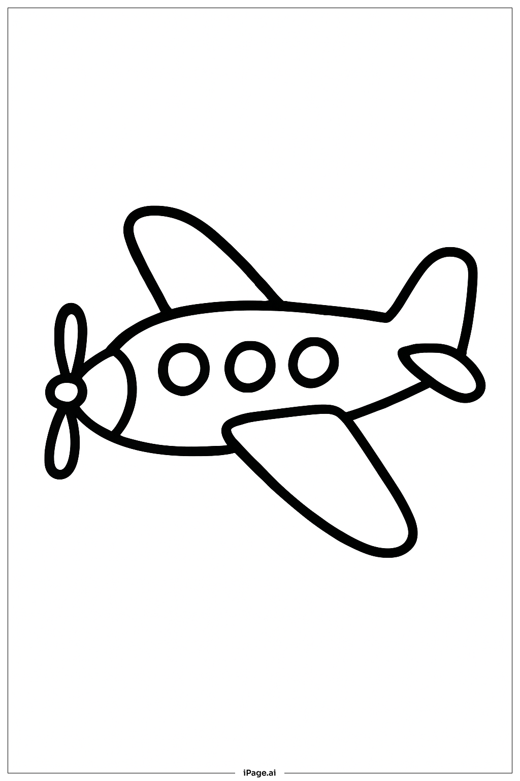  단익기 색칠공부 페이지 