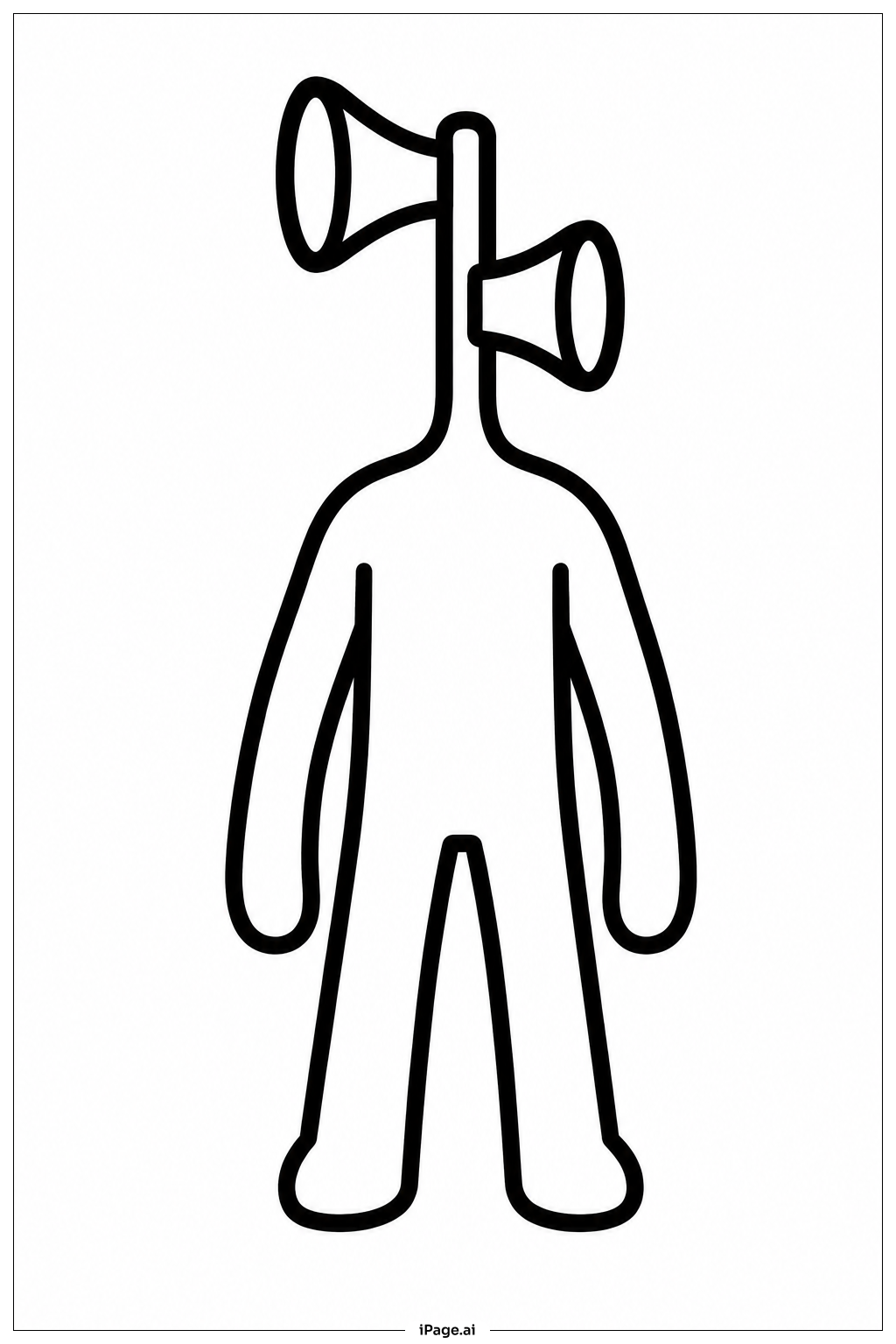 Siren Head Calm Pose