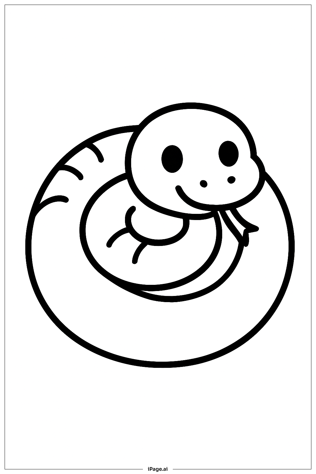  Trang tô màu Quả bóng rắn 