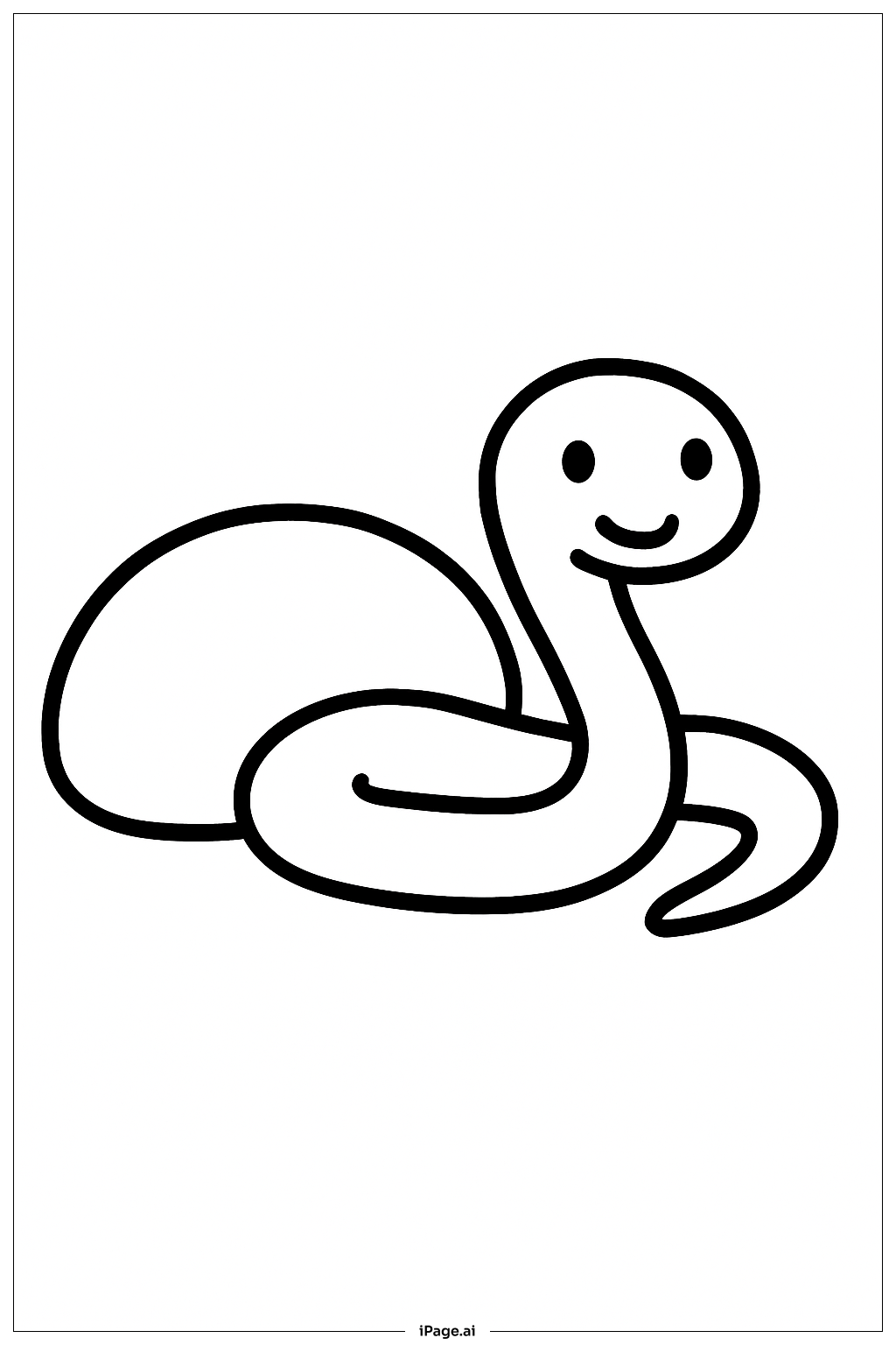  Trang tô màu Con Rắn bên Đá 