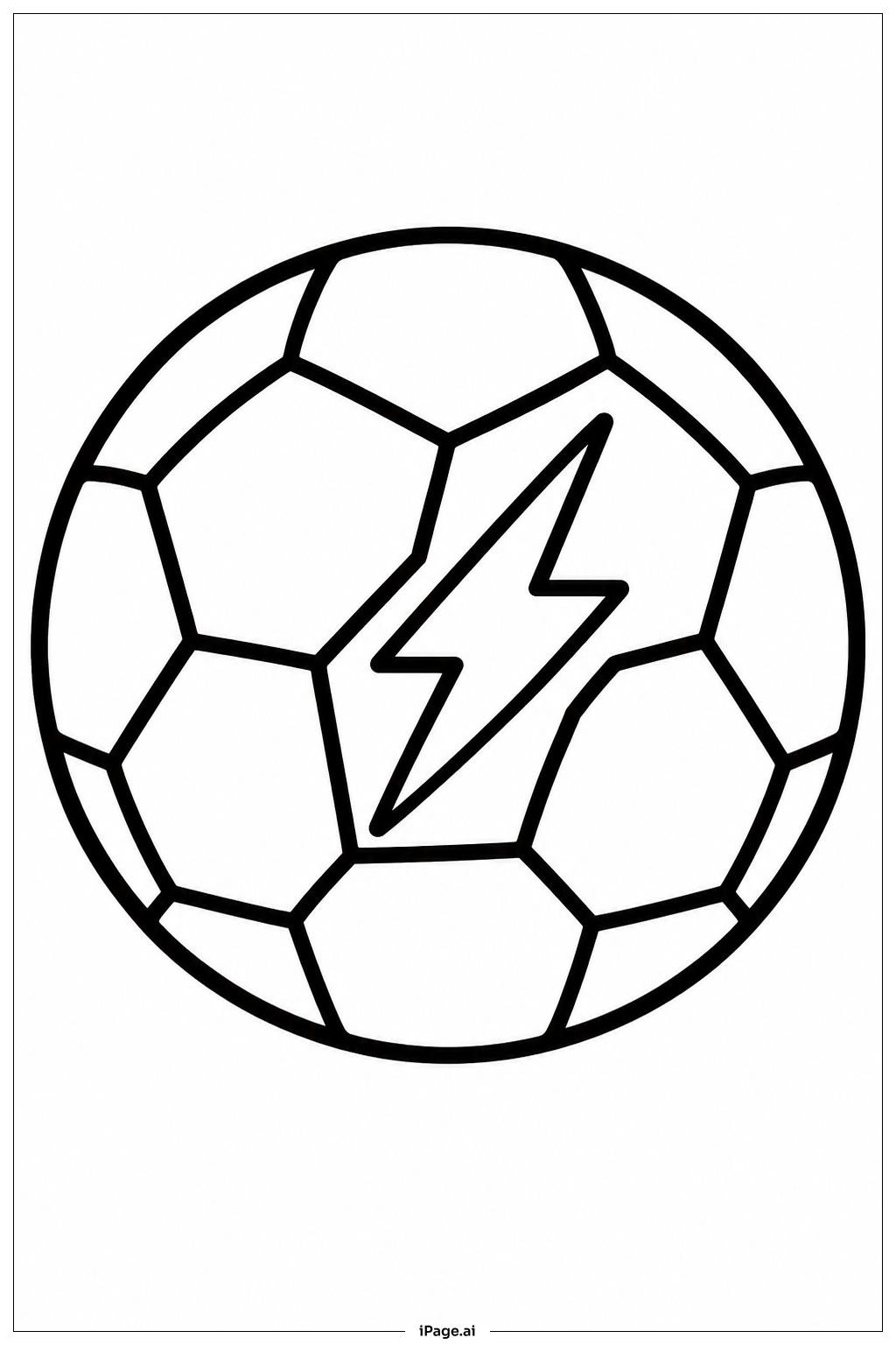 雷光ボルトのサッカーボール