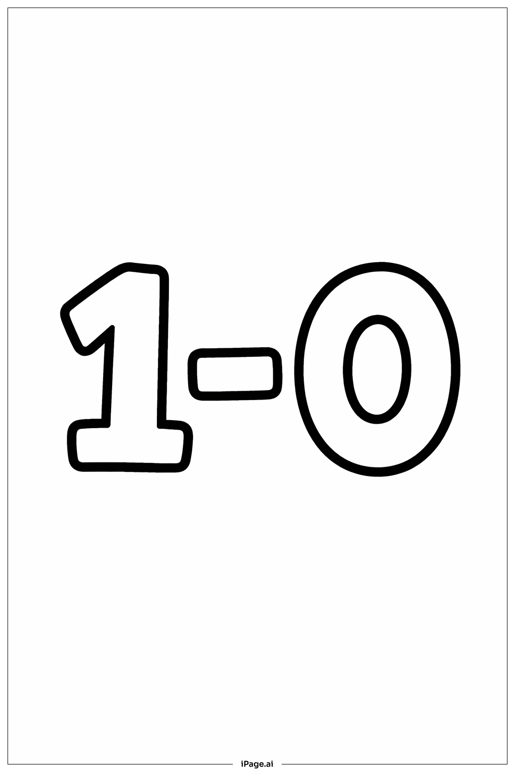  足球記分板著色頁 