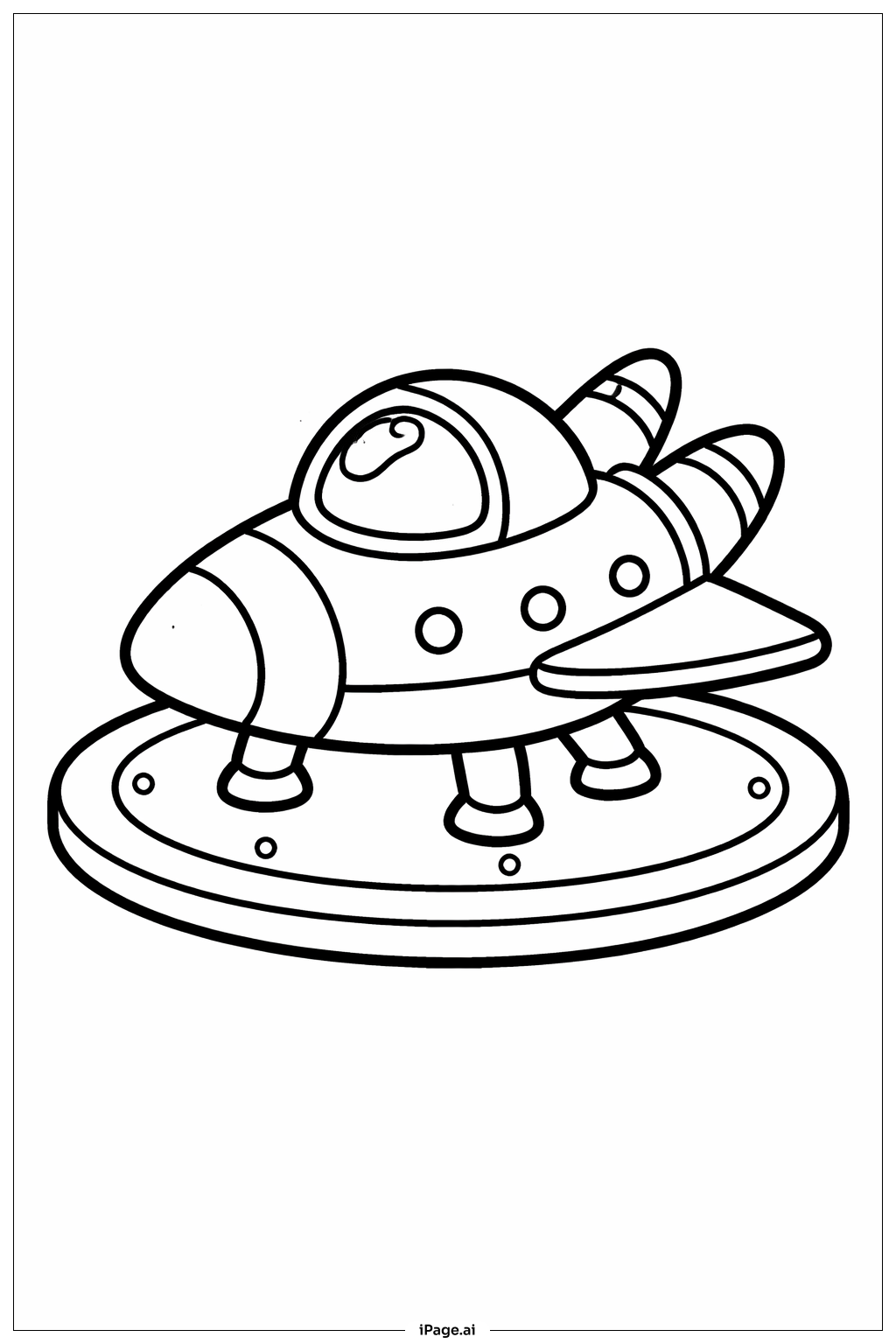 宇宙船の着陸パッド