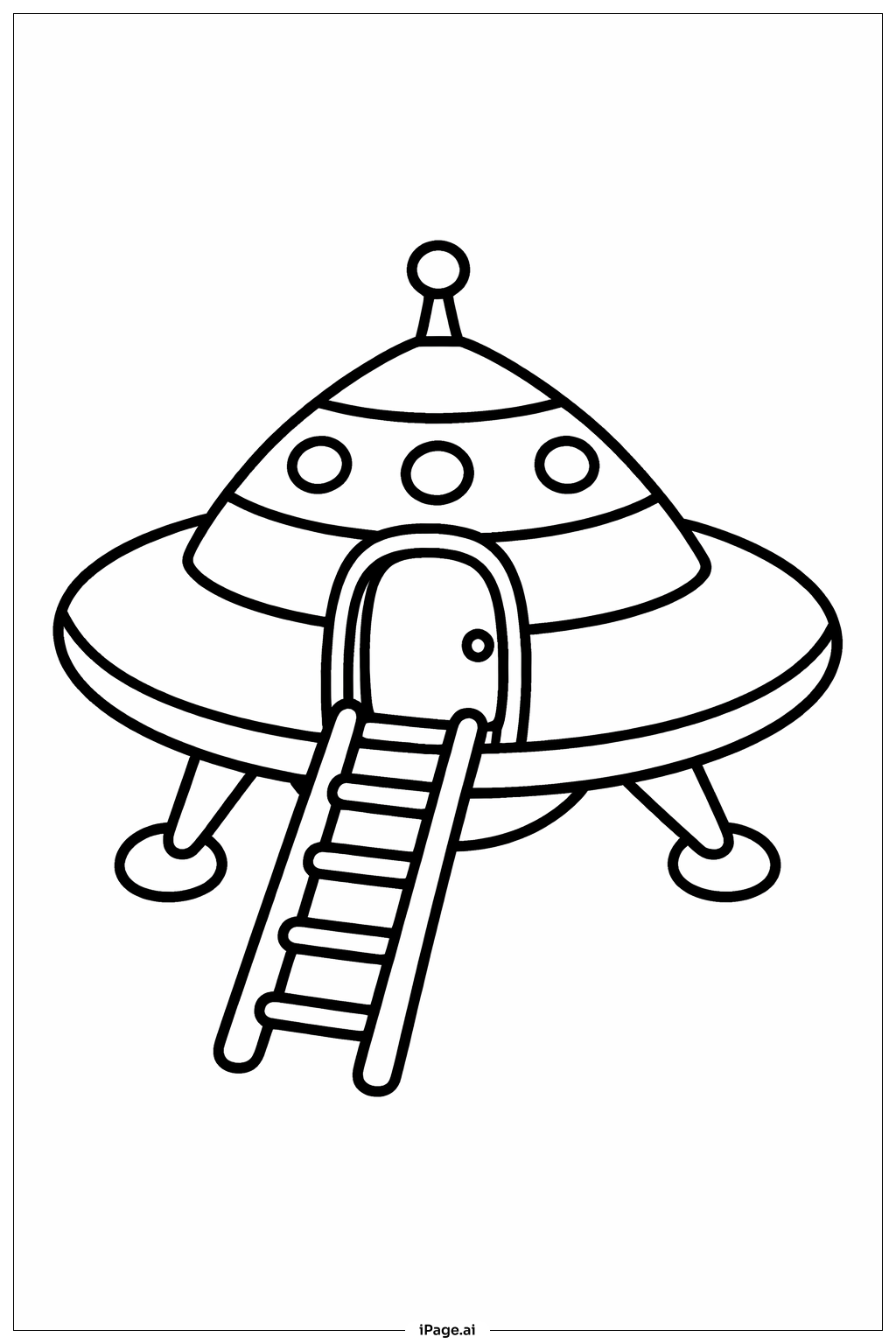 はしご付き宇宙船