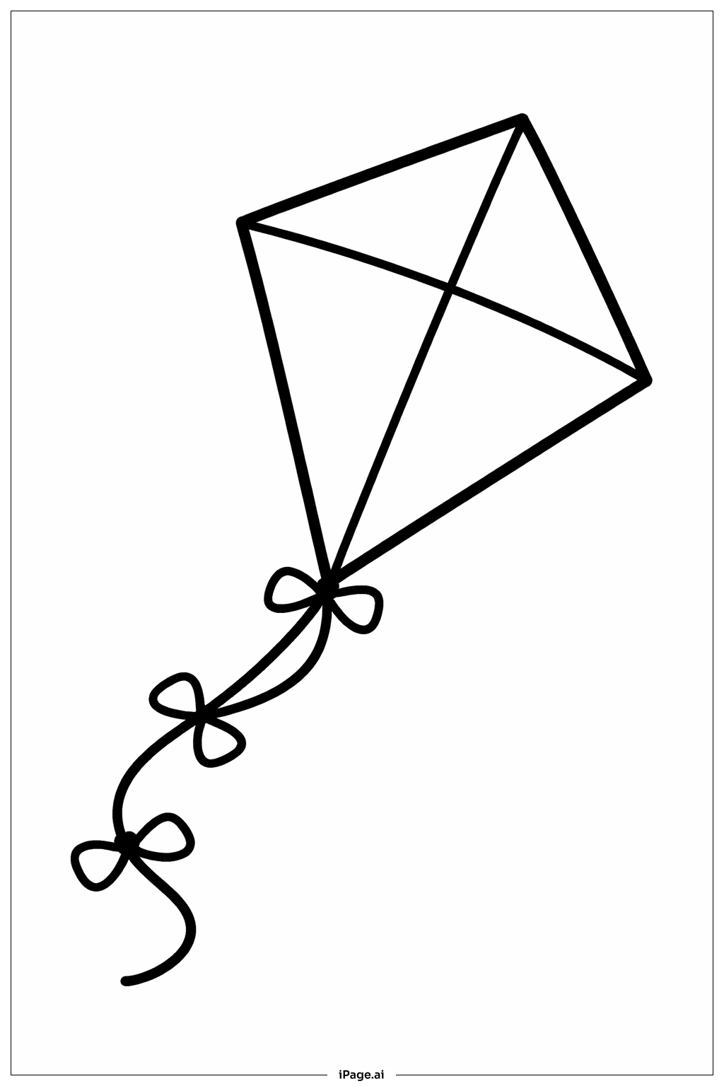  봄날 연 날리기 색칠공부 페이지 