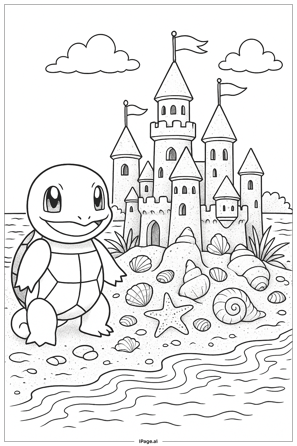 Schiggy Burgt Küste