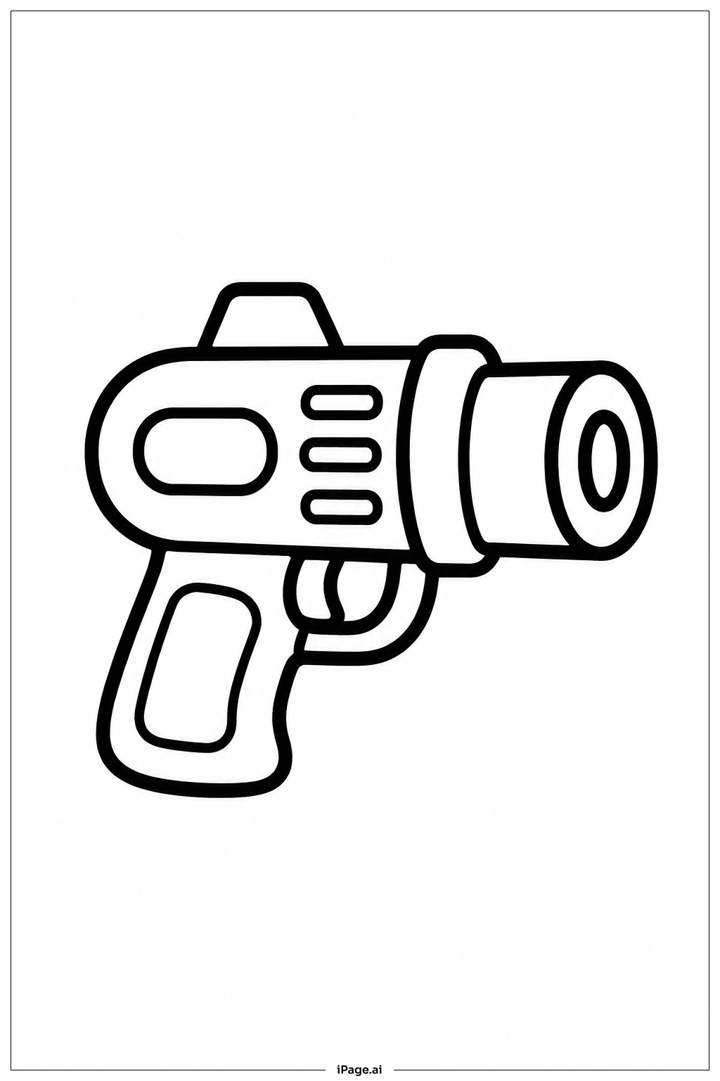 Star Wars Blaster Ausmalseite