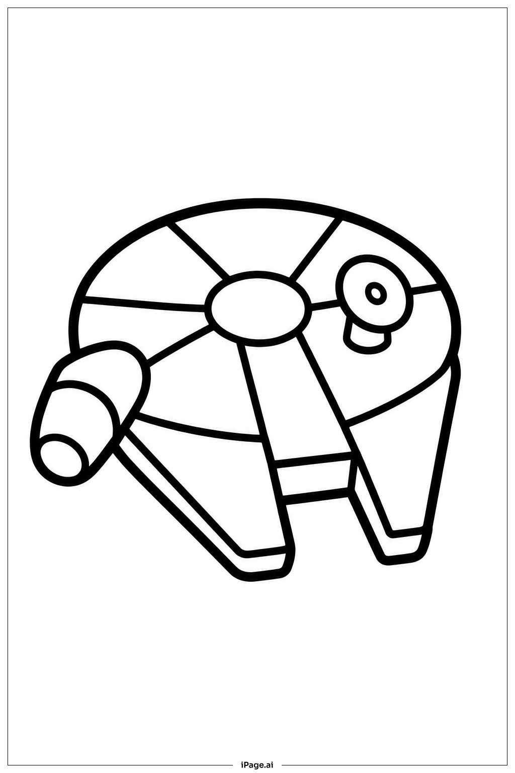 Page de coloriage Star Wars Millennium Falcon