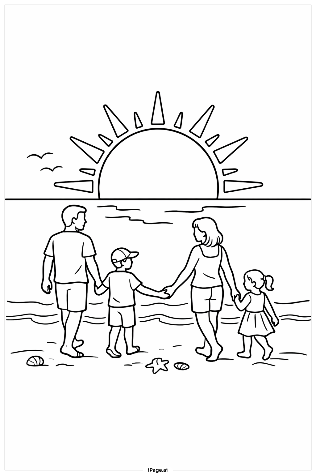 Soleil en Famille à la Plage