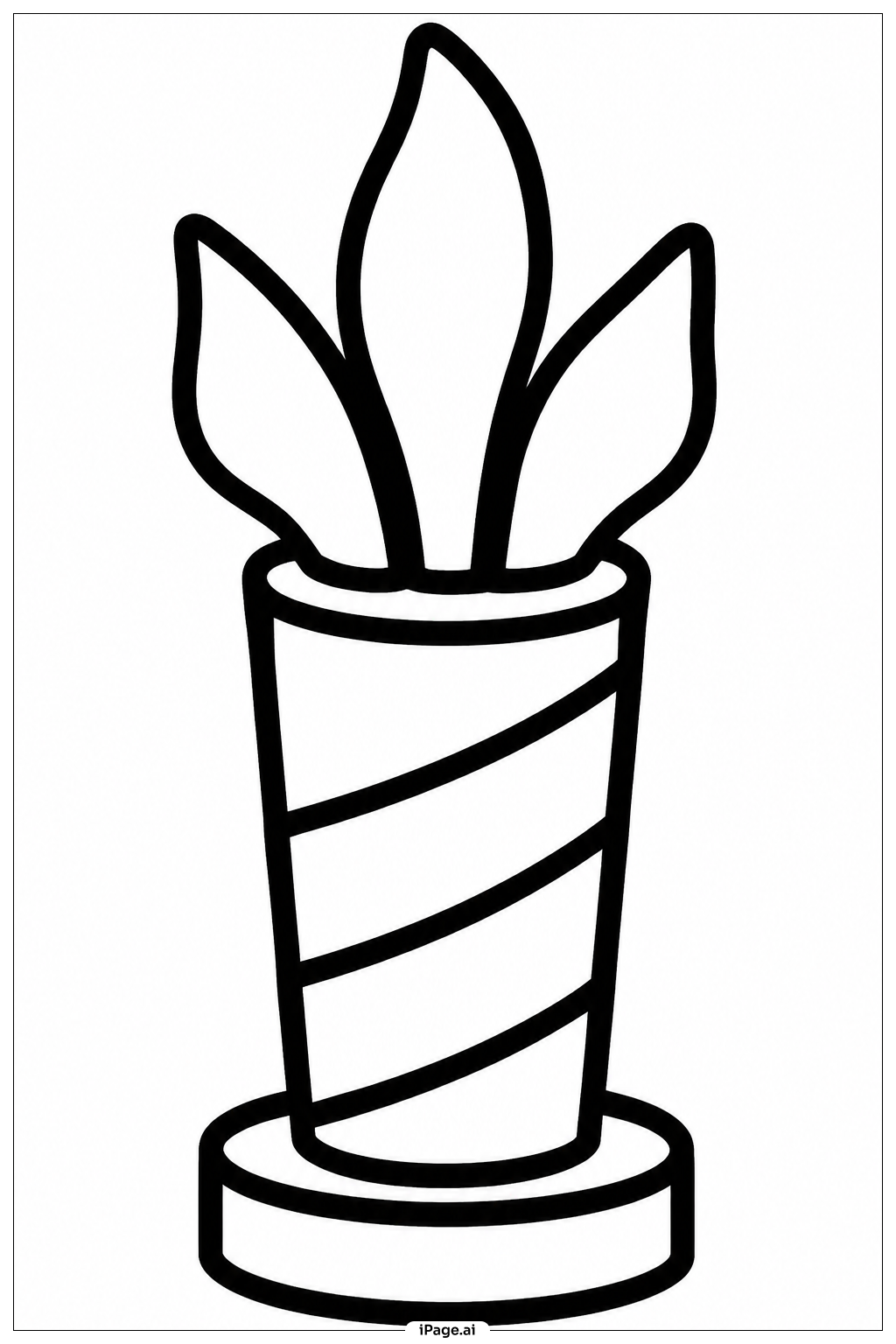  Tall Firework Fountain Coloring Page 