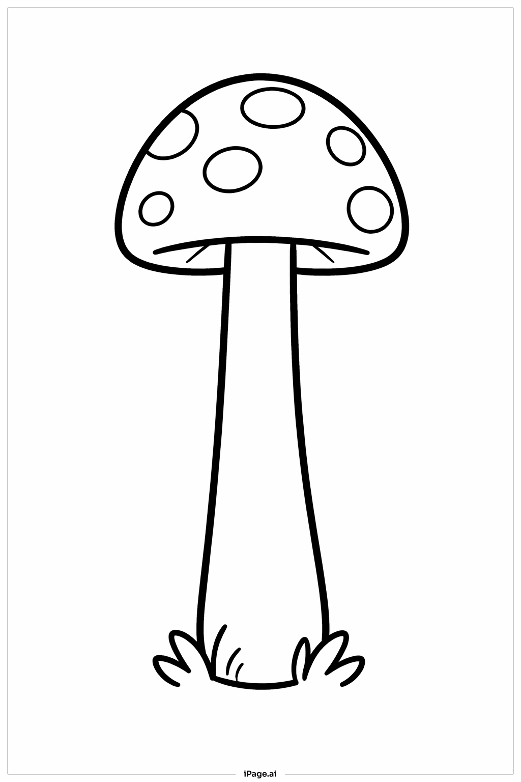  Trang tô màu Nấm Cao 