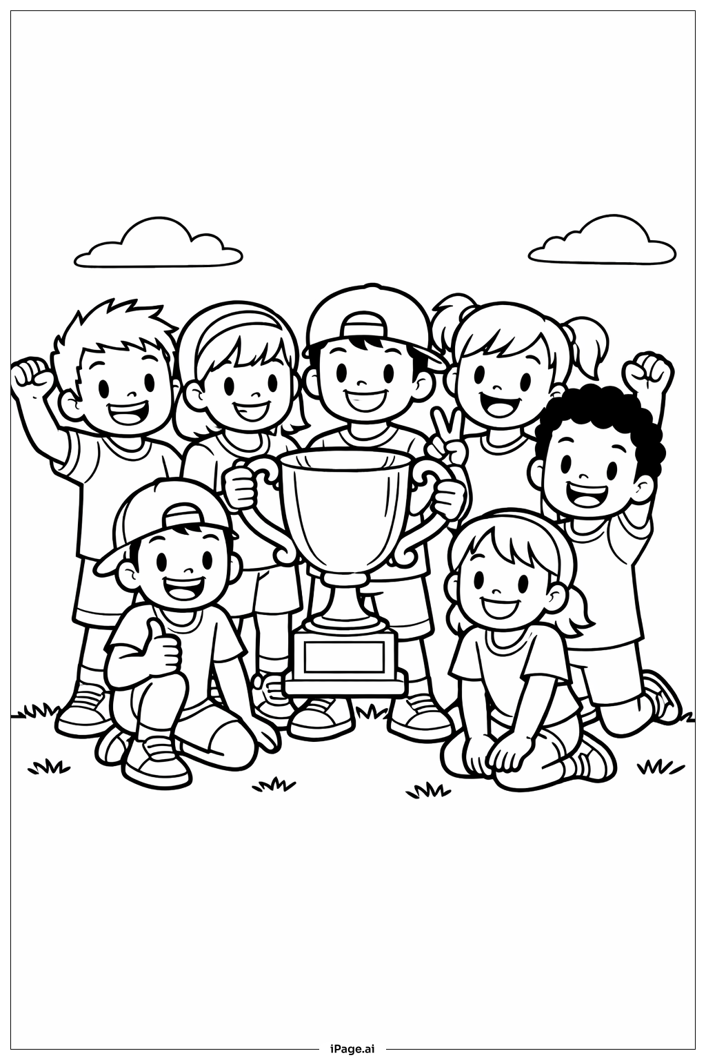  Trang tô màu Ảnh Đội Bóng 