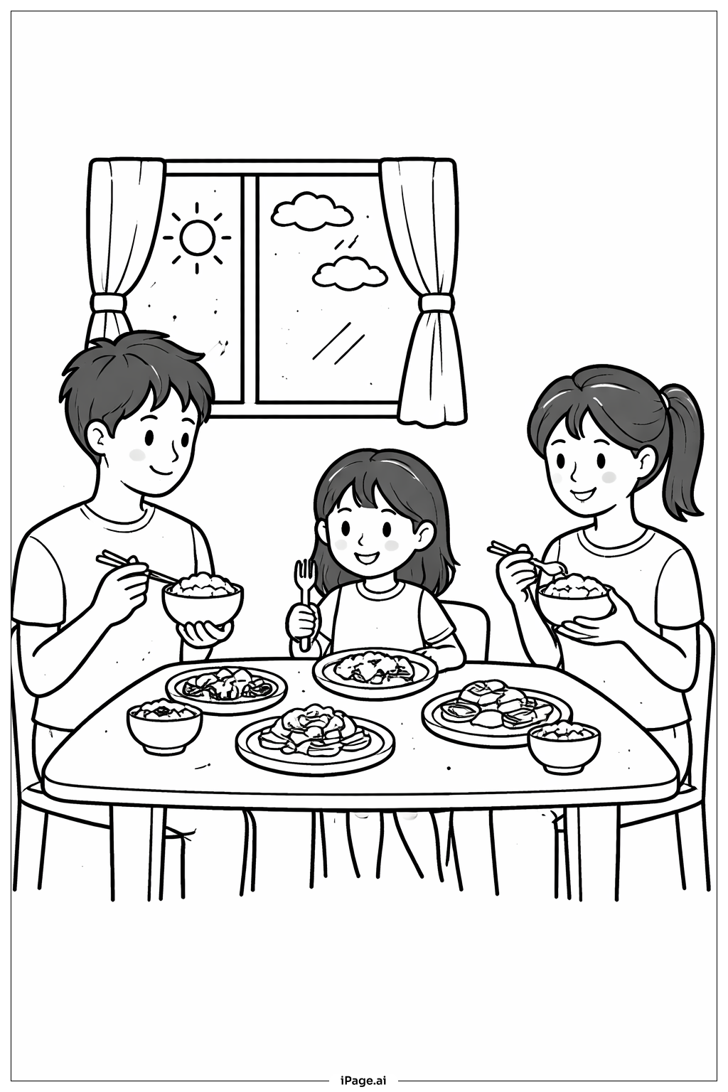 Erntedank Familienessen