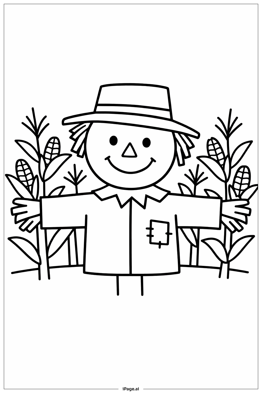 Erntedank Vogelscheuche