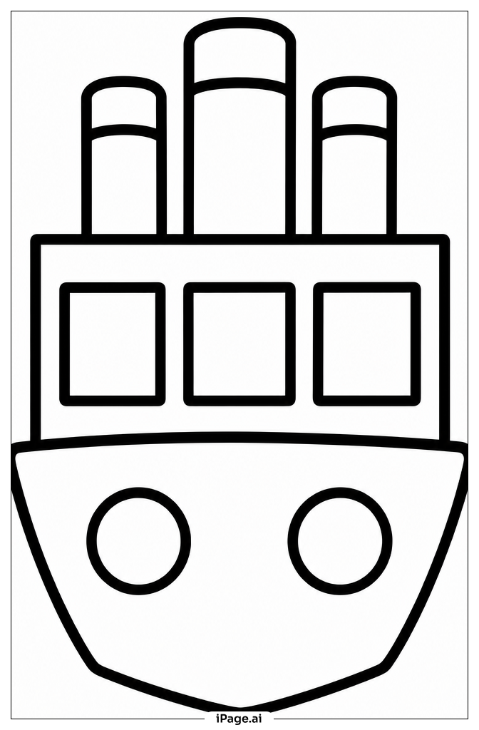 Trang tô màu Phác Thảo Boong Tàu Titanic