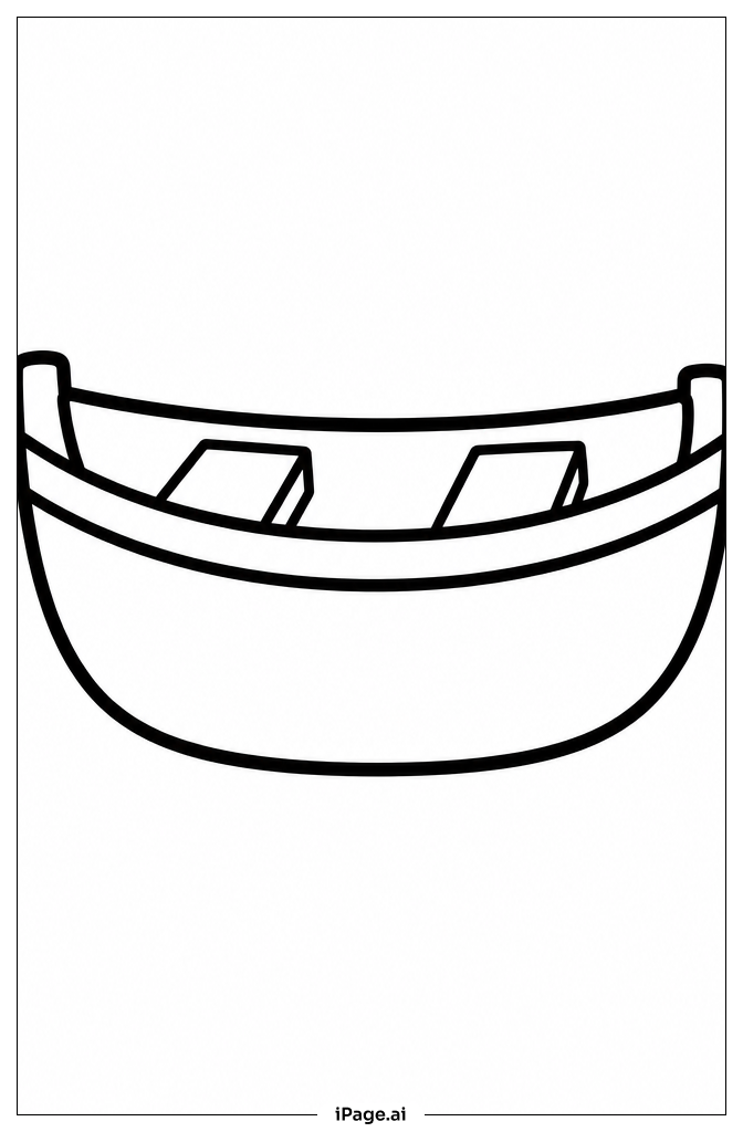  Page de coloriage Chaloupe de Sauvetage du Titanic 