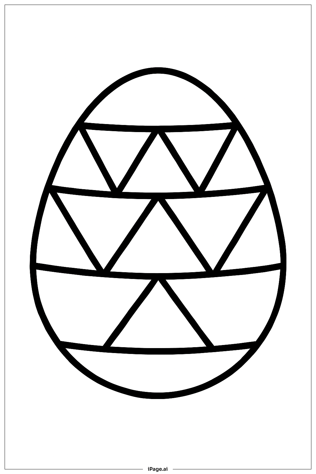 三角形图案复活节彩蛋