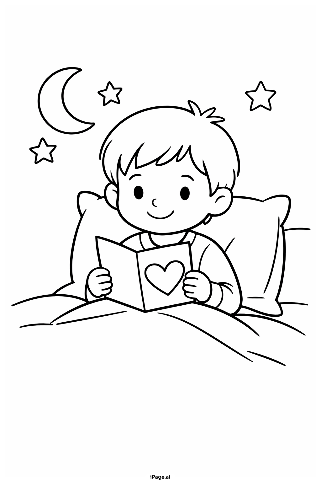 Valentines Bedtime Story Scene