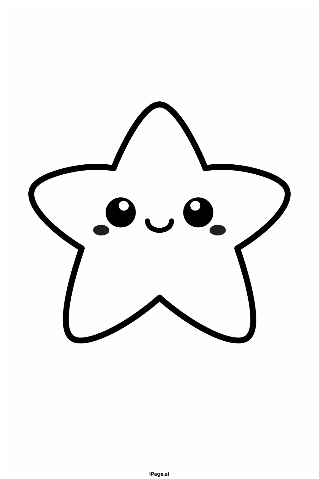  Valentines Star Heart Coloring Page 