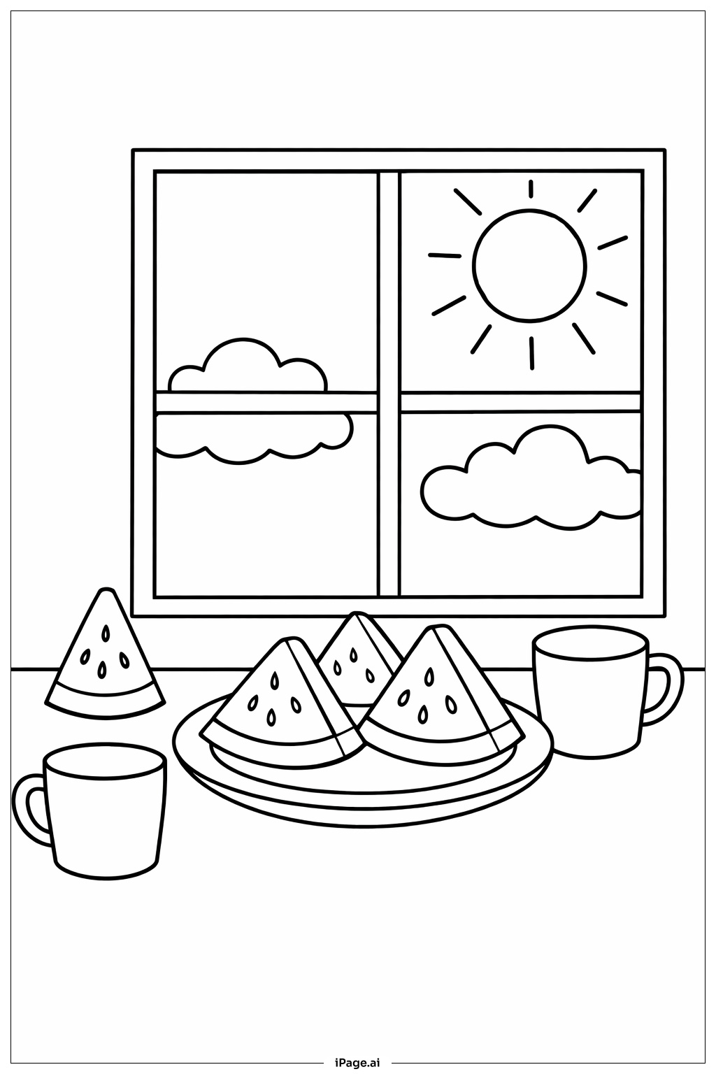 Mesa de Verano con Sandía