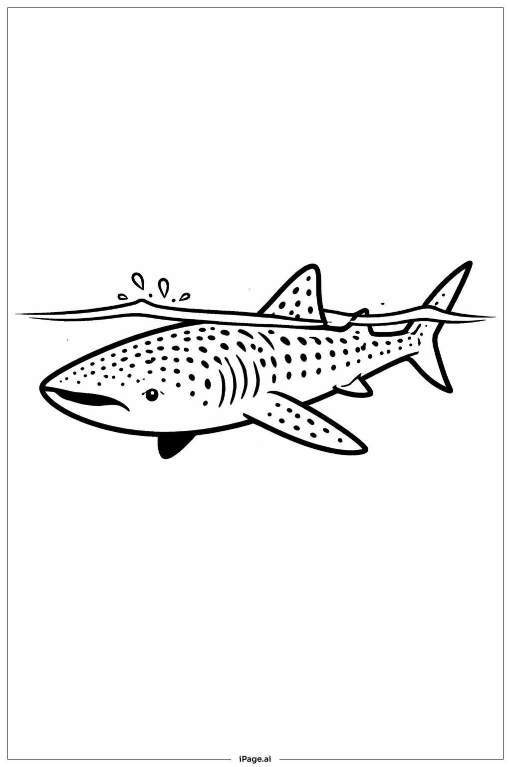 수면 위 고래상어