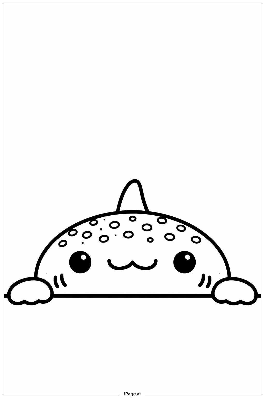  고래상어 까꿍놀이 색칠공부 페이지 