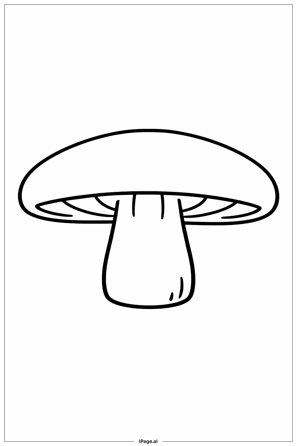  寬帽菇著色頁 