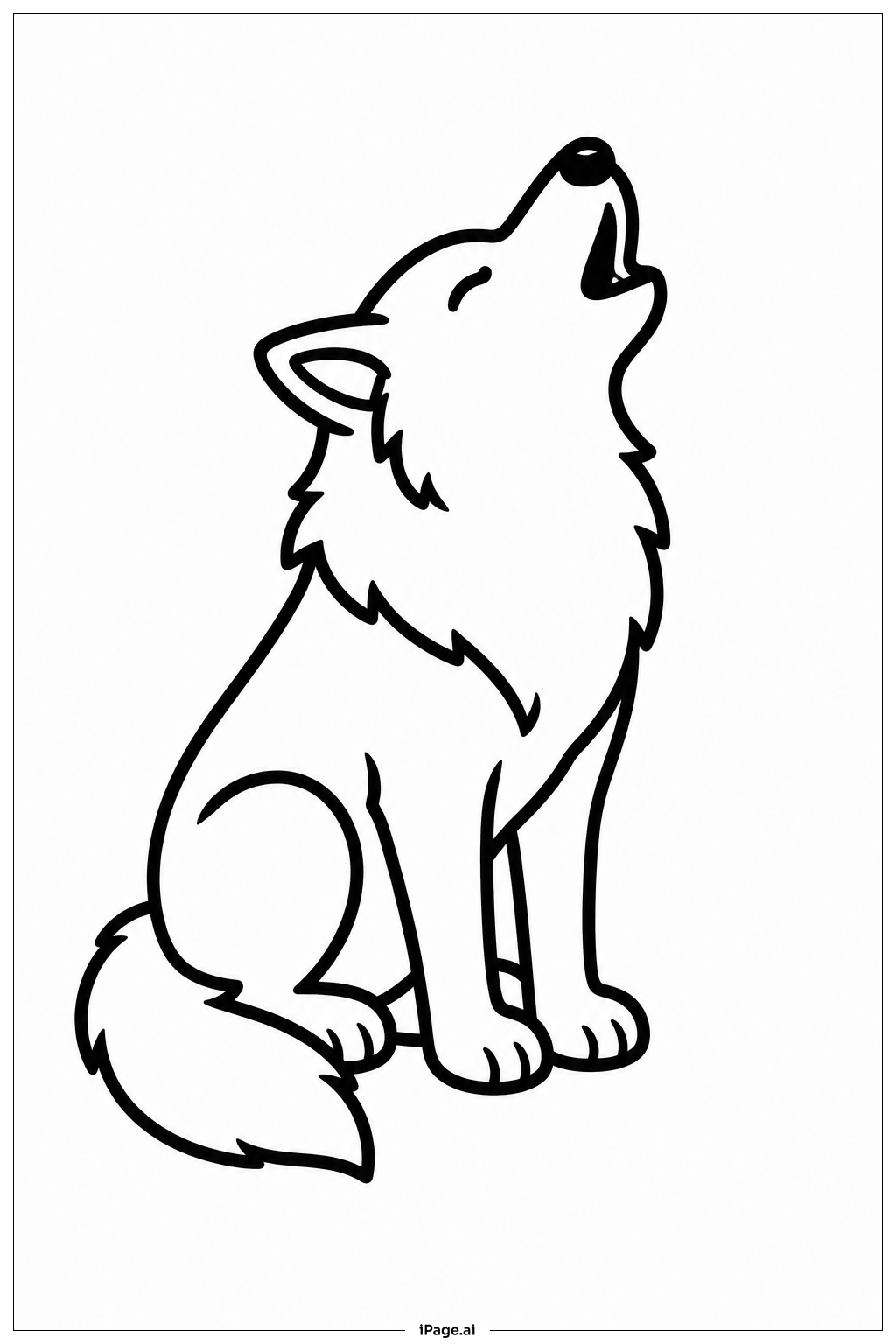 Wolf Howling Pose