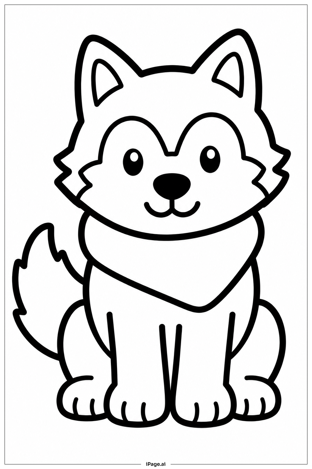 Wolf With Scarf
