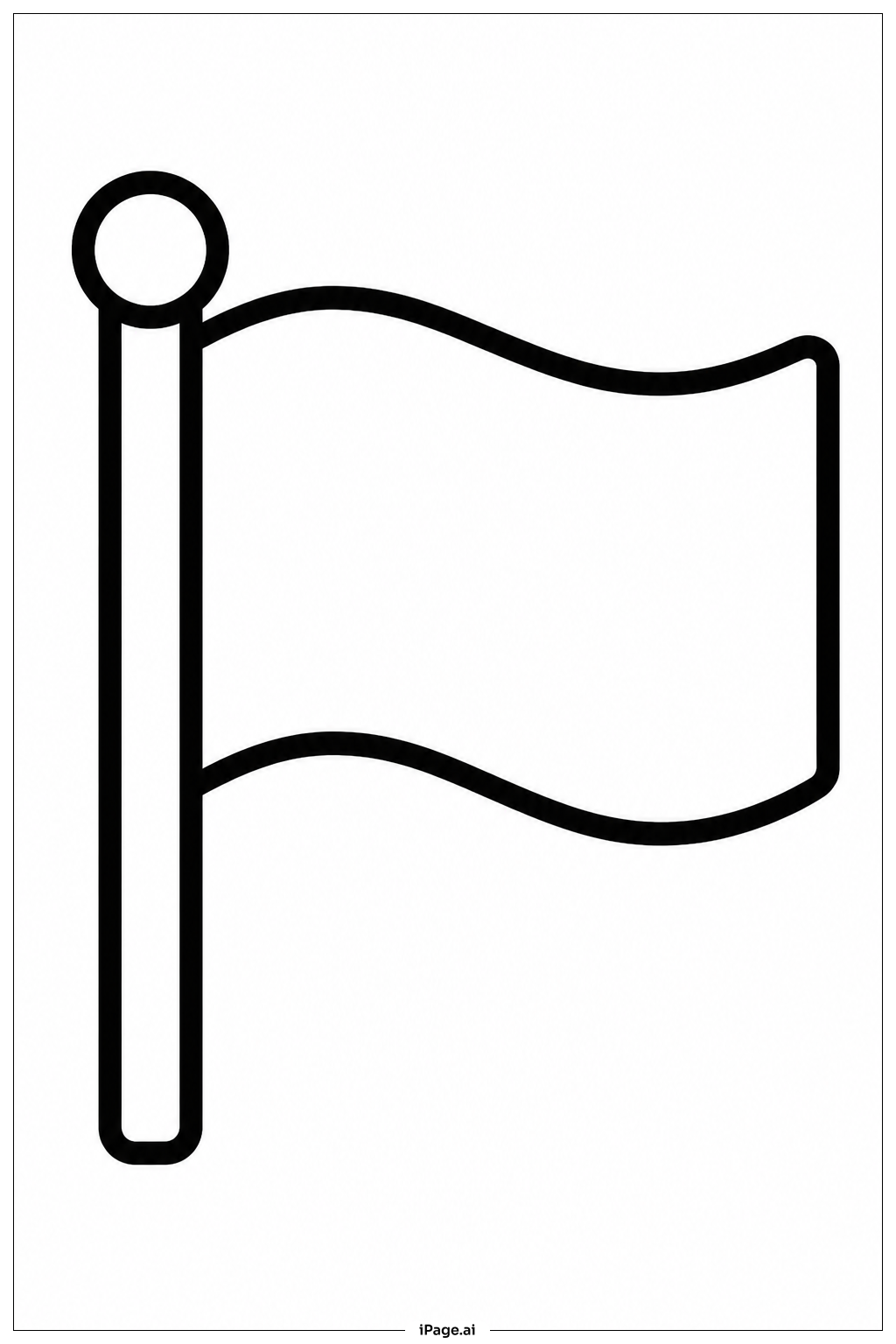  Weltmeisterschaft Fanflagge Ausmalseite 