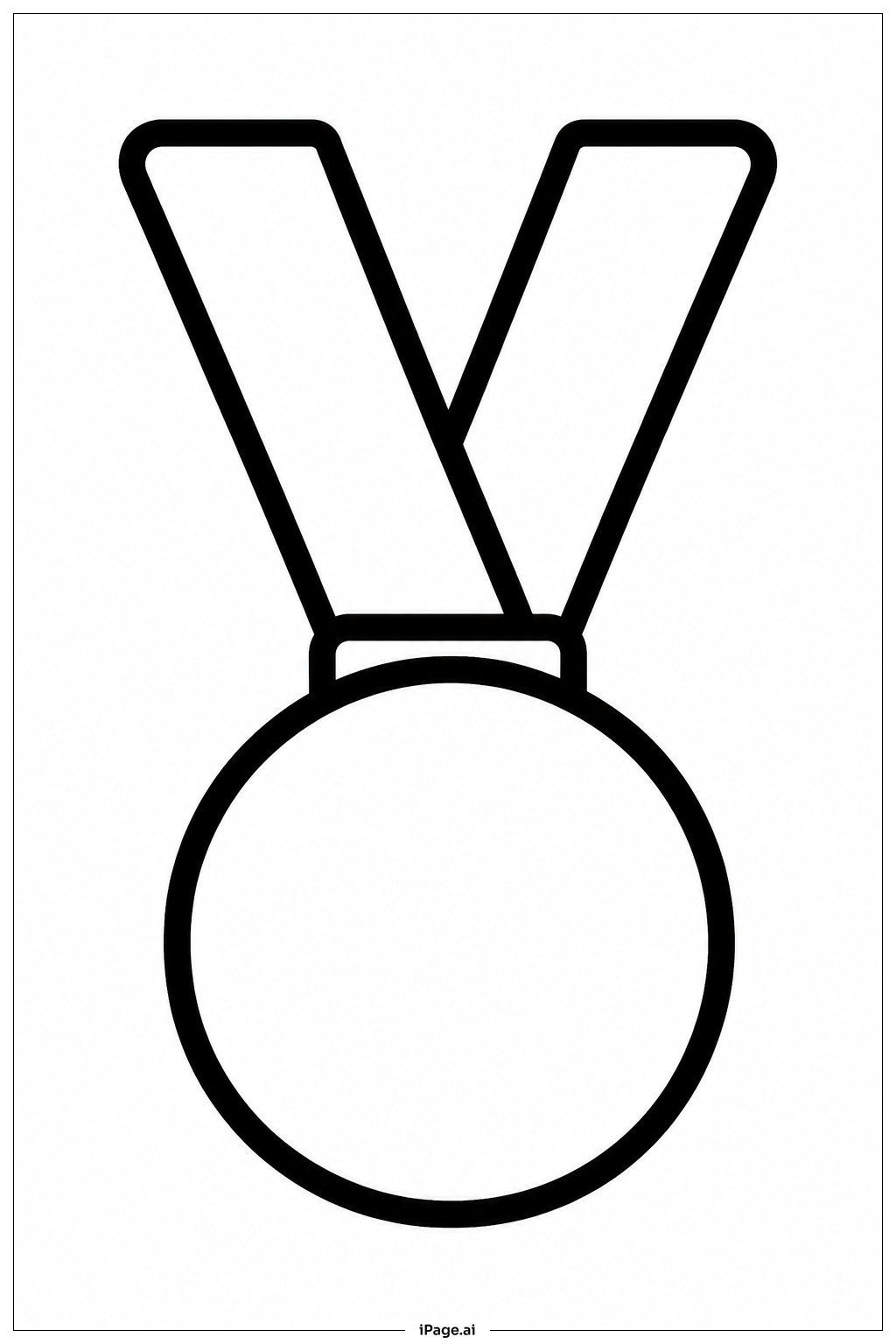  WM-Medaille Ausmalseite 
